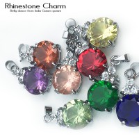 ラインストーンチャーム