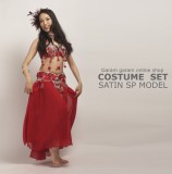 コスチュームセット　サテンSPモデル 2点セット(ブラ＋ベルト)