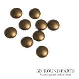 3Dラウンドパーツ(5個)