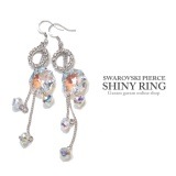 スワロフスキーピアス シャイニーリング