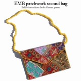 EMBパッチワーク　セカンドバッグ　カンバティア　ワーク