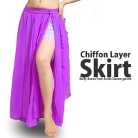 シフォンレイヤースカート