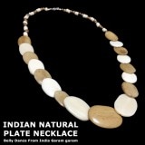 インディアンナチュラルプレートネックレス