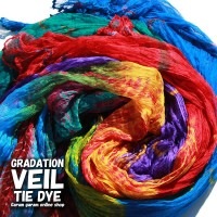 グラデーションベールタイダイ