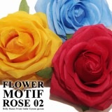 フラワーモチーフ ローズ02