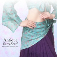 【新柄入荷】アンティークサリースカーフ