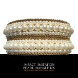 インパクトイミテーション　パールバングルデラックス（2本セット）