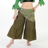 ティアードガウチョパンツ