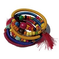 カラフルコイルバングル