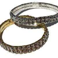 ラインストーンブレスレッド　2ライン