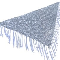 ホログラムスパンコールフリンジヒップスカーフ