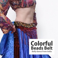 カラフルビーズベルト