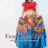 【再入荷】フロントクロススカート