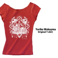 【マゼンタ再入荷】若山ゆりこTシャツ・スリムフィットデザイン/ドゥルガー神