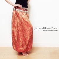 新色入荷  ジャガード ハーレムパンツ