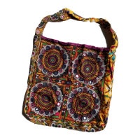 民族衣装アンティークダウリーバッグ（アヒール族）24C