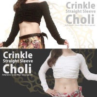 【再入荷】クリンクル ストレート スリーブ チョリ