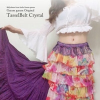 【再入荷】タッセルベルト　クリスタル
