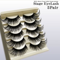 ステージ アイラッシュ ×5ペア ベリーダンス つけまつげ
