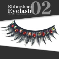 【日本製品】ラインストーンアイラッシュ　02
