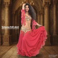 再入荷【2023ランキング5位】ボリュームフリルスカート