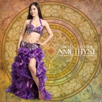 【再入荷】オリエンタルコスチュームアメジスト（ブラ+ベルト）