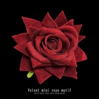 ベルベット ミニ ローズ モチーフ　