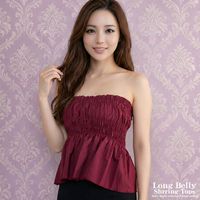 ロング ベリー　シャーリングトップス