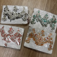 格安【B級品】ジプシ－　カラーチョーカ－＆ピアスセット