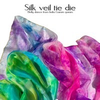 アウトレット一点のみ【2024ランキング7位】シルクベール タイダイ