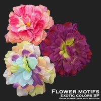 【新作】フラワーモチーフ　エキゾチックカラーSP