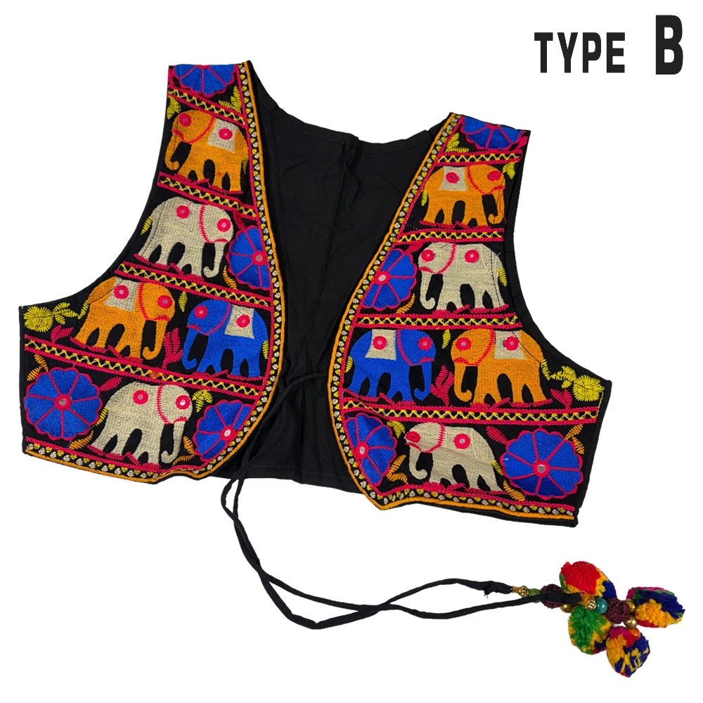 ベリーダンス衣装 【新柄入荷】EMBジプシーベストの写真