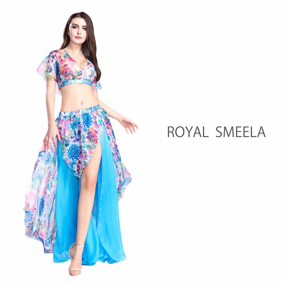 ベリーダンス衣装 ☆ロイヤル スメーラ （ROYAL SMEELA）（スポーツブラ付き）衣装・ レッスン ウェア　ローヤル　スメイラの写真