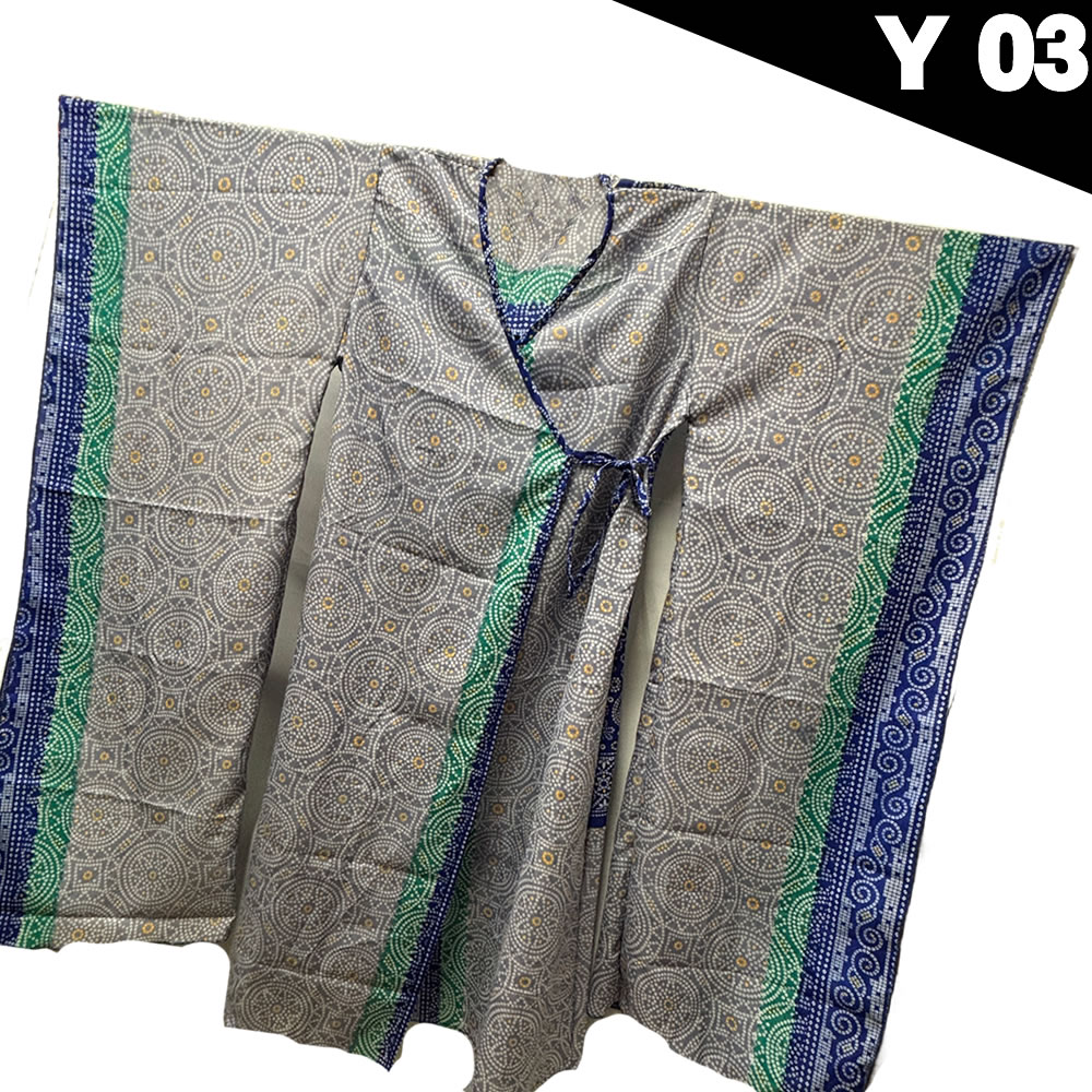 確認用　前あきガラベーヤ カディ素材】前開き ガラベーヤ 通常版K ※S～Lまで対応 (一点