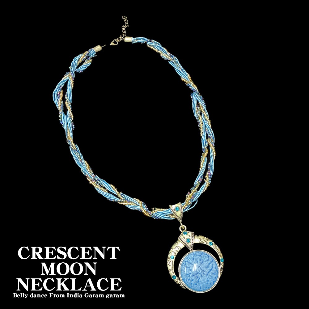 ベリーダンス衣装 【新入荷】クレセント　ムーン　ネックレスの写真