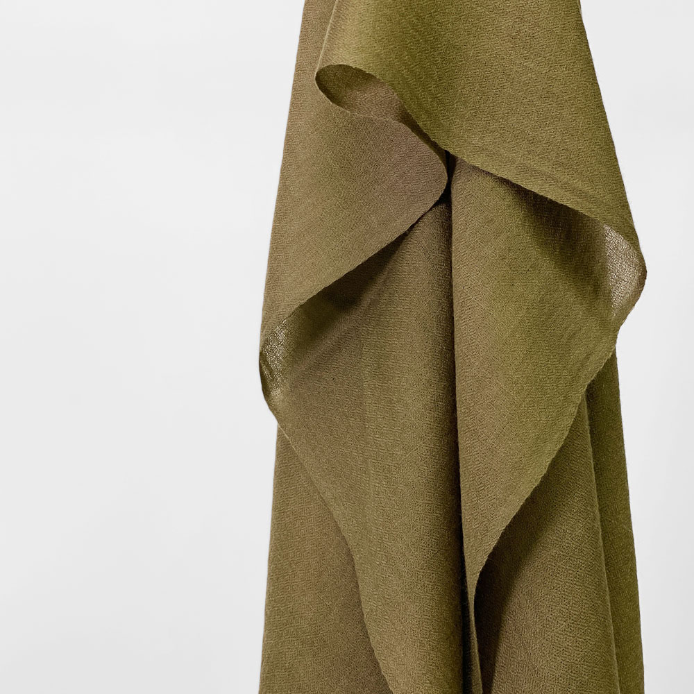 InDream シルクウール ストール 大判 70cmx200cm オリーブ 薄手 敬老の日 ギフト おしゃれ 誕生日 プレゼント 50代 60代 70代 80代 ひざ掛け メンズ