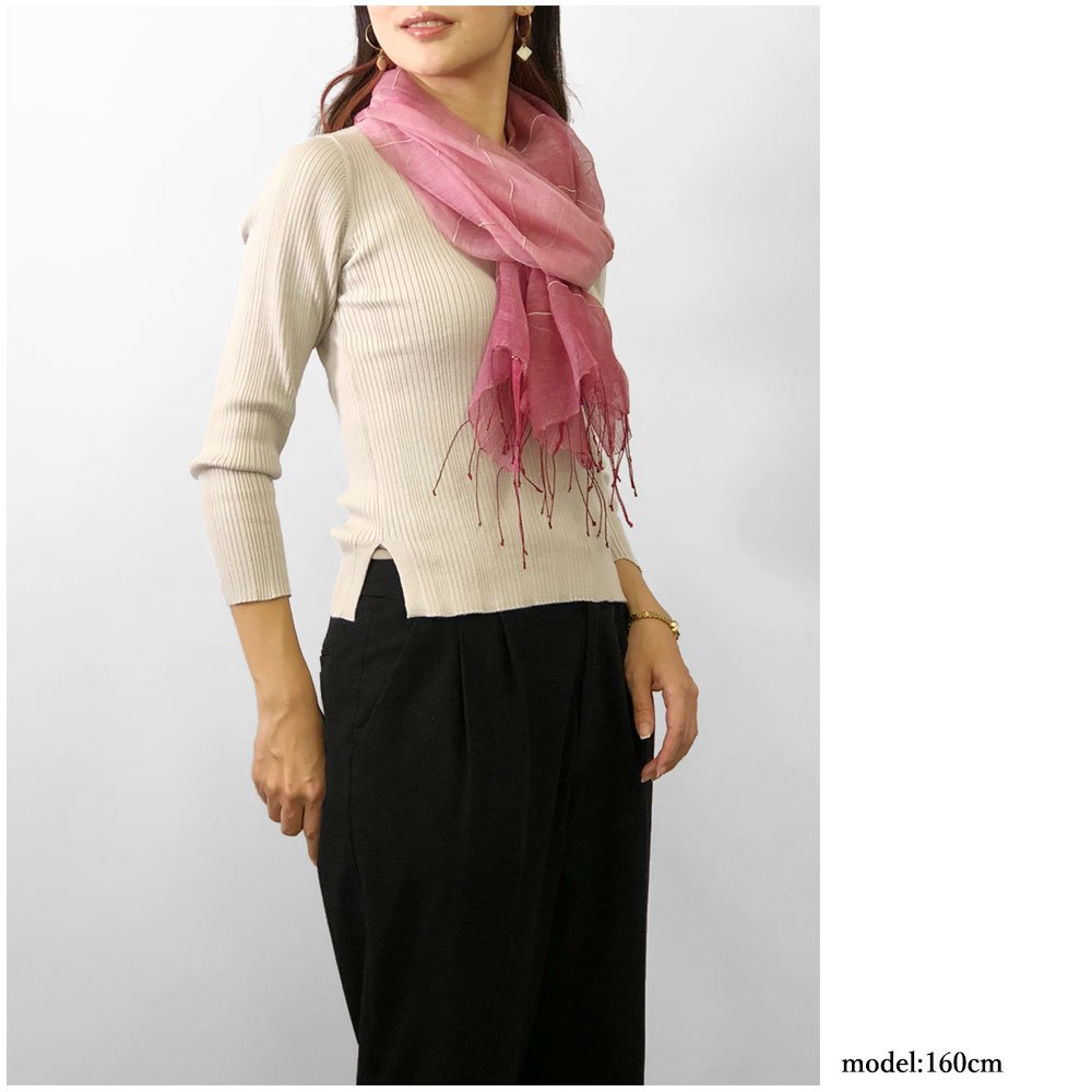 InDream ストール シルクウール 手織り パーティー カジュアル 赤 春 秋冬 母の日 ギフト おしゃれ 誕生日 プレゼント 30代 40代 50代 60代