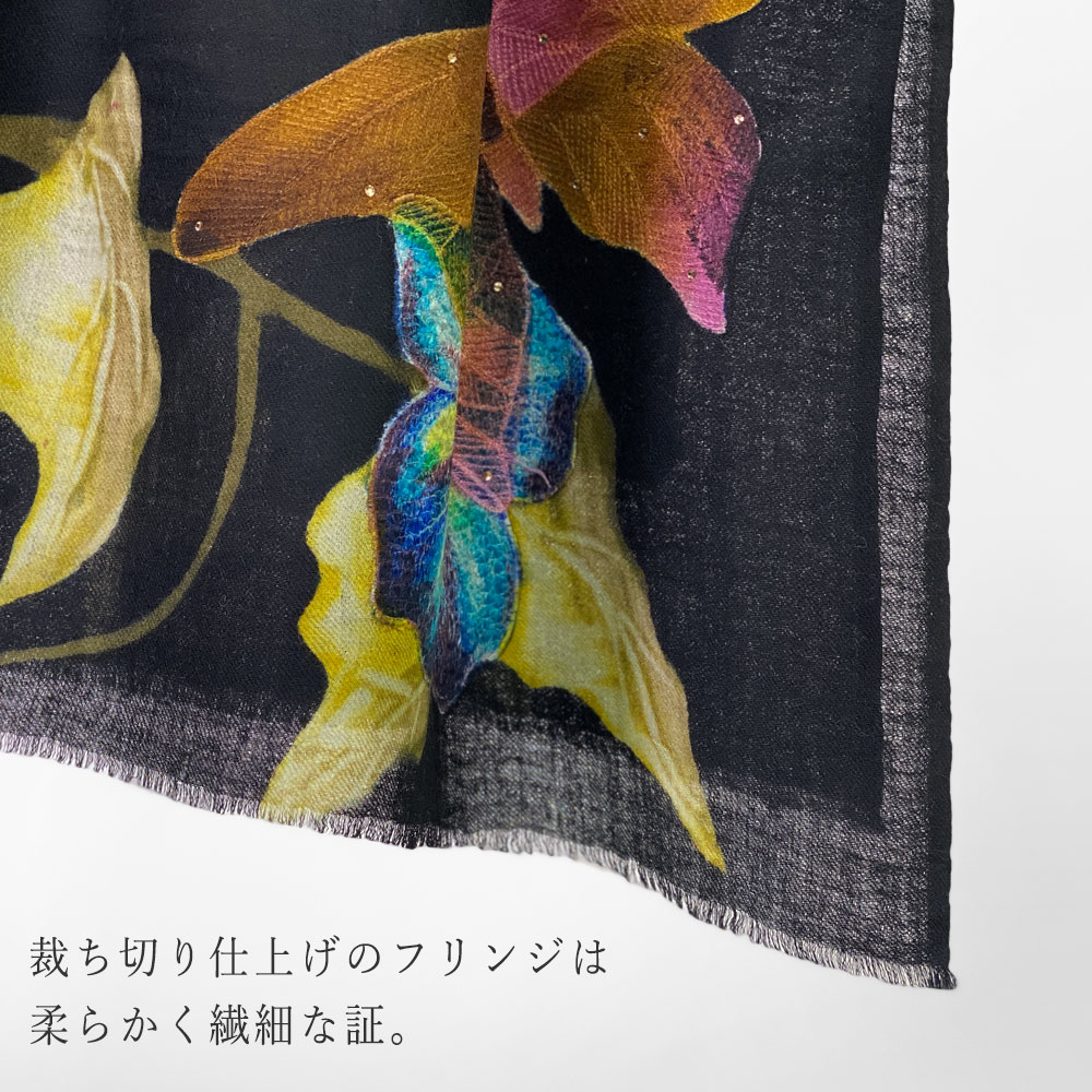 InDream コクーンワークストール 大判 65cmx200cm マフラー クリスマス ギフト おしゃれ 誕生日 プレゼント 着物ショール 50代 60代 70代 80代