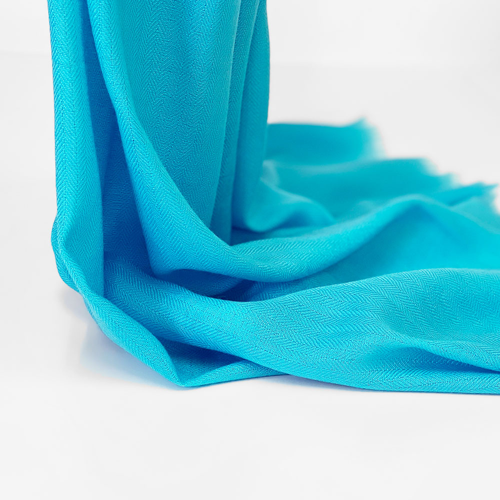 InDream ストール シルクウール 無地 カジュアル ブルー クリスマス ギフト おしゃれ 誕生日 プレゼント 50代 60代 70代 80代