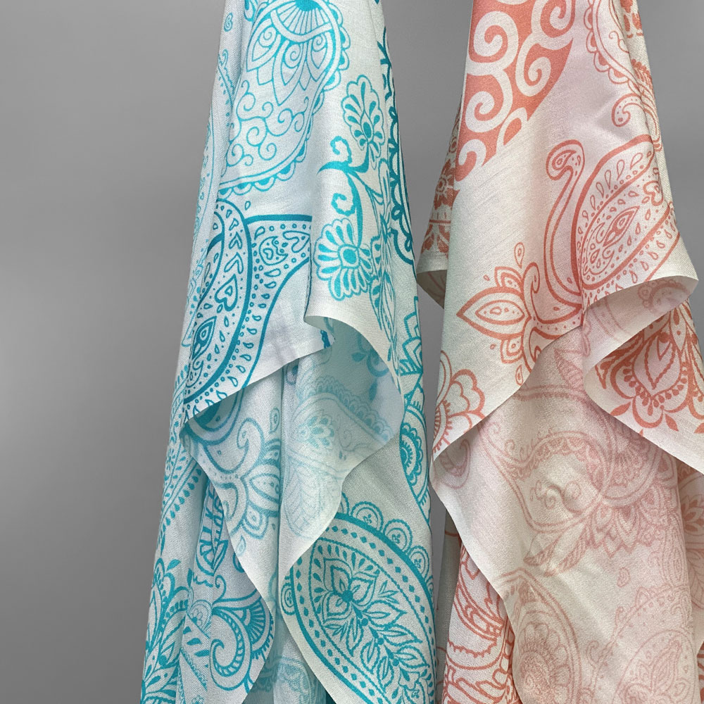 PASHMA パシュマ ストール モダール マフラー 水色 ピンクオレンジ グレー 誕生日 クリスマス ギフト おしゃれ 誕生日 プレゼント 50代 60代 70代 80代