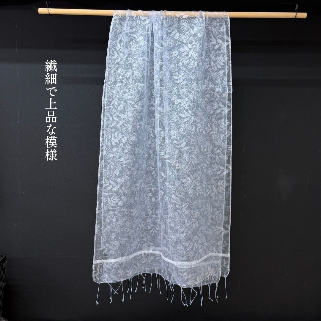 InDream シルク ストール プリント スカイブルー 母の日 ギフト 誕生日 プレゼント 古希 喜寿 傘寿 米寿 お祝い人気 結婚式 ストール パーティー 春ストール 女性 春 夏 秋 冬 おしゃれ