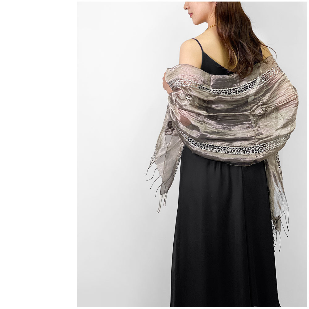 新品タグ付✨アルマーニ麻リネンストライプシルバーグレー大剣8.5㎝春夏向き結婚式 SILVER LINE】シルクストライプ結婚式ネクタイ 8.0cm幅/グレー