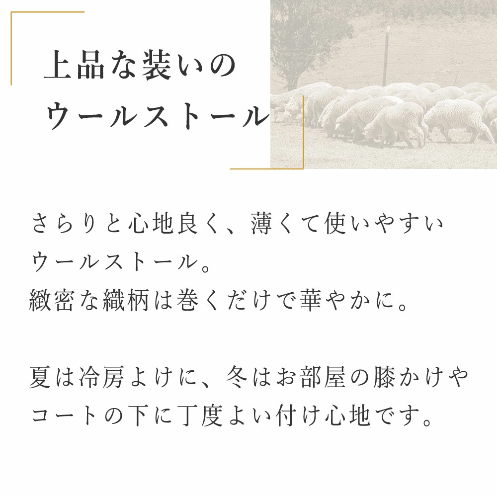 InDream ペイズリー柄 ウール ストール 大判［70cmx205cm］茶系 誕生日 プレゼント 敬老の日 紫外線対策 ギフト 50代 60代 70代 80代 おしゃれ 秋 冬 ひざ掛け レディース メンズ マフラー 女性