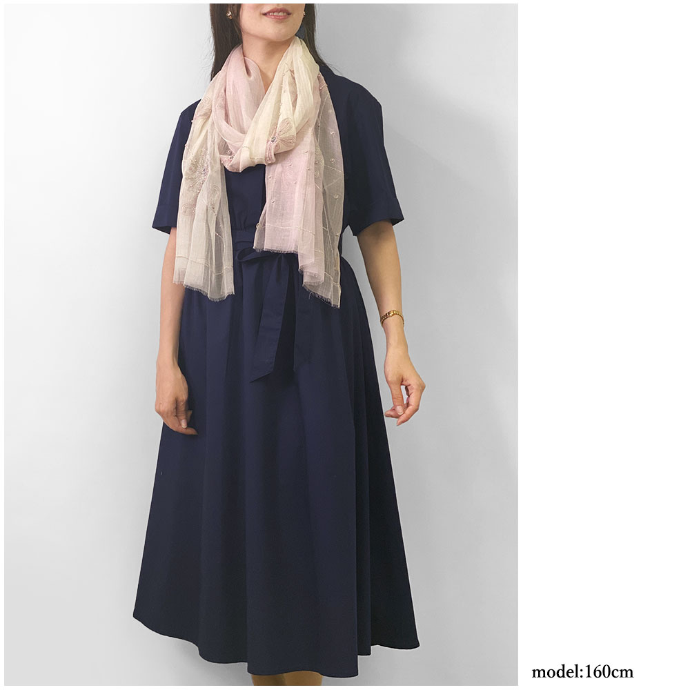 InDream シルク コットン ストール 薄手 大判 春夏 古希 お祝い 結婚式 パーティー 30代 40代 50代 60代