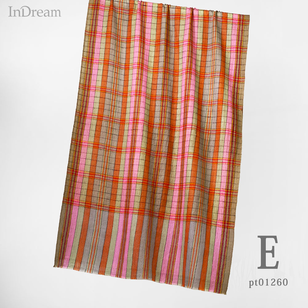 InDream ストール パシュミナ マフラー 手織り 全6種 カシミヤ100% クリスマス ギフト おしゃれ 誕生日 プレゼント 40代 50代 60代 70代