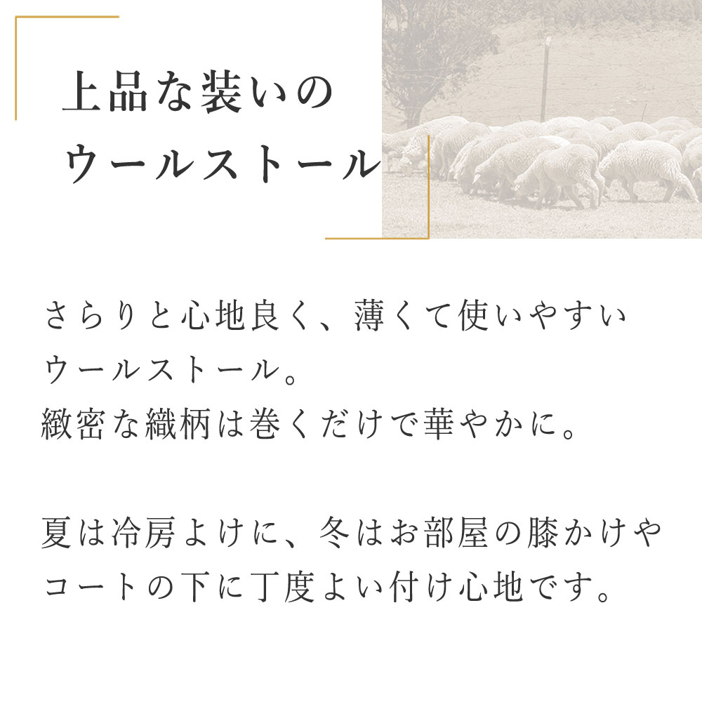 InDream ペイズリー柄 ウール ストール 大判 カニ織［約70cmx200cm］春 敬老の日 ギフト 誕生日 プレゼント 秋冬 ひざ掛け スカーフ レディース メンズ マフラー 女性 おしゃれ お祝い stole wool paisley muffler