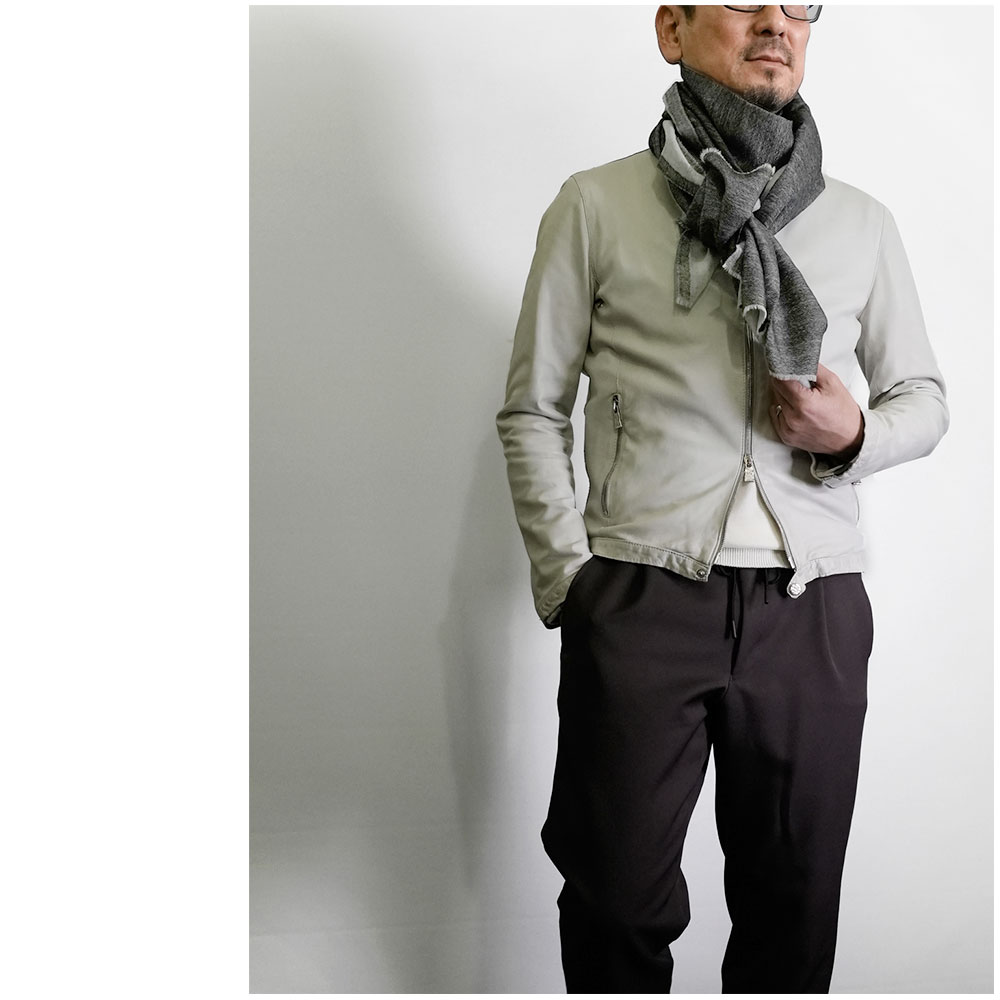 InDream 父の日 誕生日 プレゼント ストール 無地 ツートンカラーシルクウール カシミヤタッチ ネイビーx白 黒x白 春 秋冬 50代 60代 70代 80代