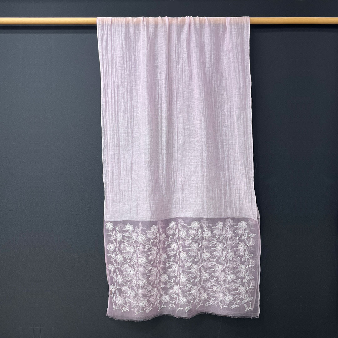 errer シルクオーガンジー 襟 植物標本 樹脂 アンティーク TOMIOKA SILK プレミアムコレクション シルクオーガンジー