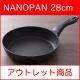 �ڥ����ȥ�å��ʡ�NANOPAN �ʥʥΥѥ�˥ե饤�ѥ� 28cm x 6.0cm��IH&ľ���ѡ�