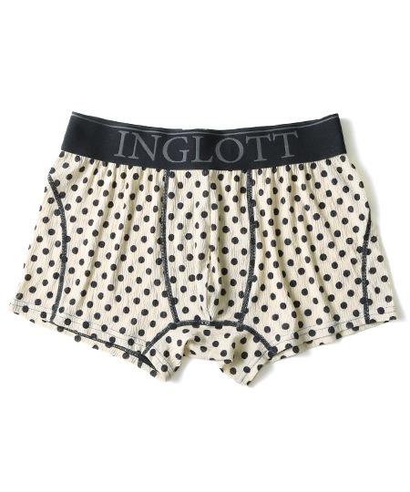 【OUTLET】IL-0296-01-S_ﾄﾞｯﾄﾞ柄_WHITE_3080円→1540円